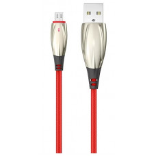 USB дата-кабель красный 1м microUSB Hoco U71